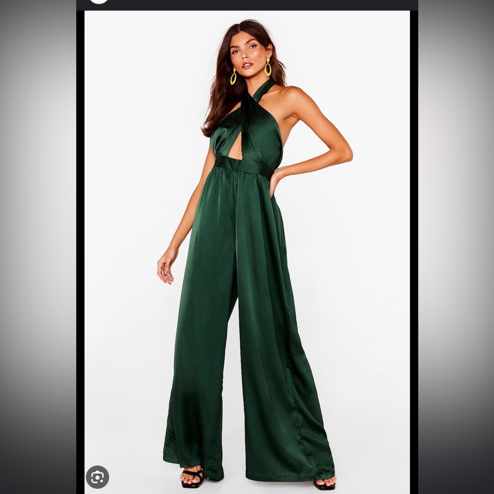 Green Nasty Gal jumpsuit